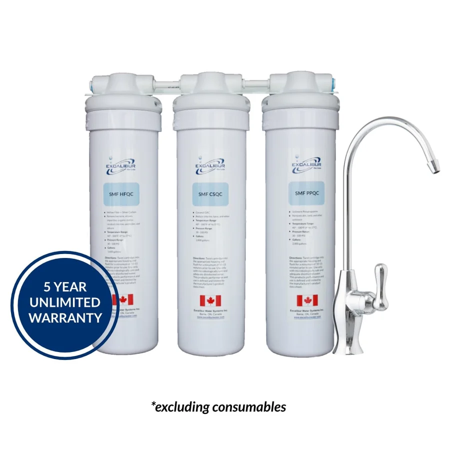 Ultrafiltration Drinking Water System, 3-stage - FH TH10UF