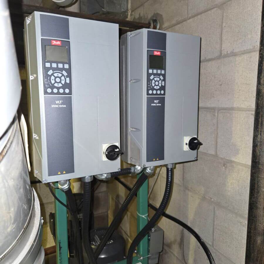 Booster pump replaced on a maintenance call